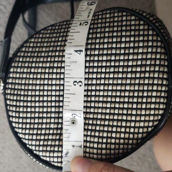 Kate spade new york vintage baguette purse cream beige and black shoulder bag - Picture 12 of 12